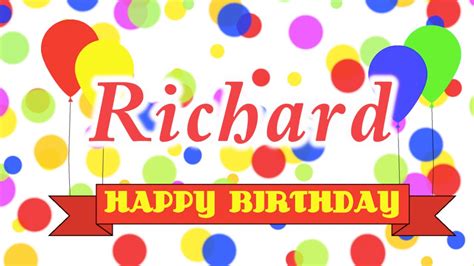 We would like to wish Richard 